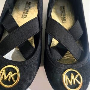 TODDLER GIRLS SZ 8 BALLET FLATS by MICHAEL KORS